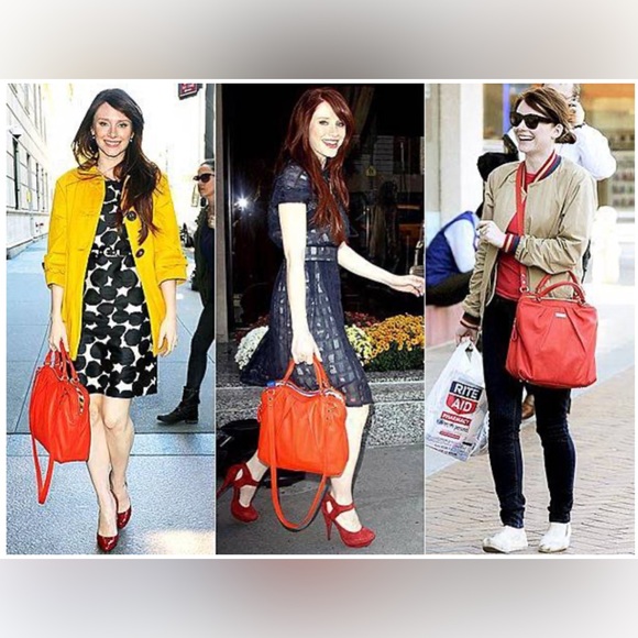 🔥Kate Spade Five Points Camille Bag / color Flame - Picture 3 of 7